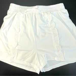 NWT girls white shorts by Laura Ashley